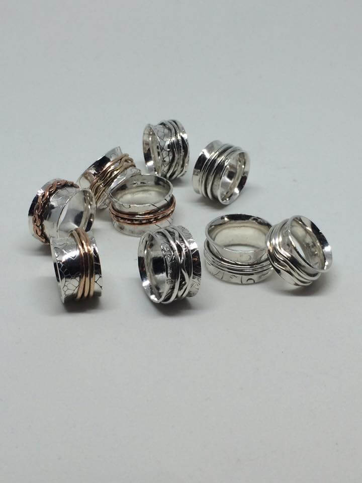 Intertwined Designs by Amy Spinner Rings
