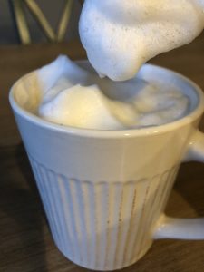 Foam for my mocha