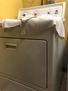 Mariah's Sweater on Dryer