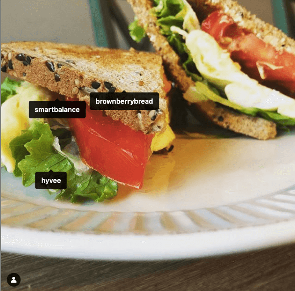 Tomato Egg and Lettuce Breakfast Sandwich